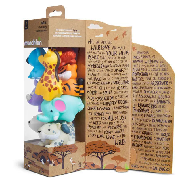 Munchkin  Wildlove Squirters 8Pk Munchkin Yallatoys