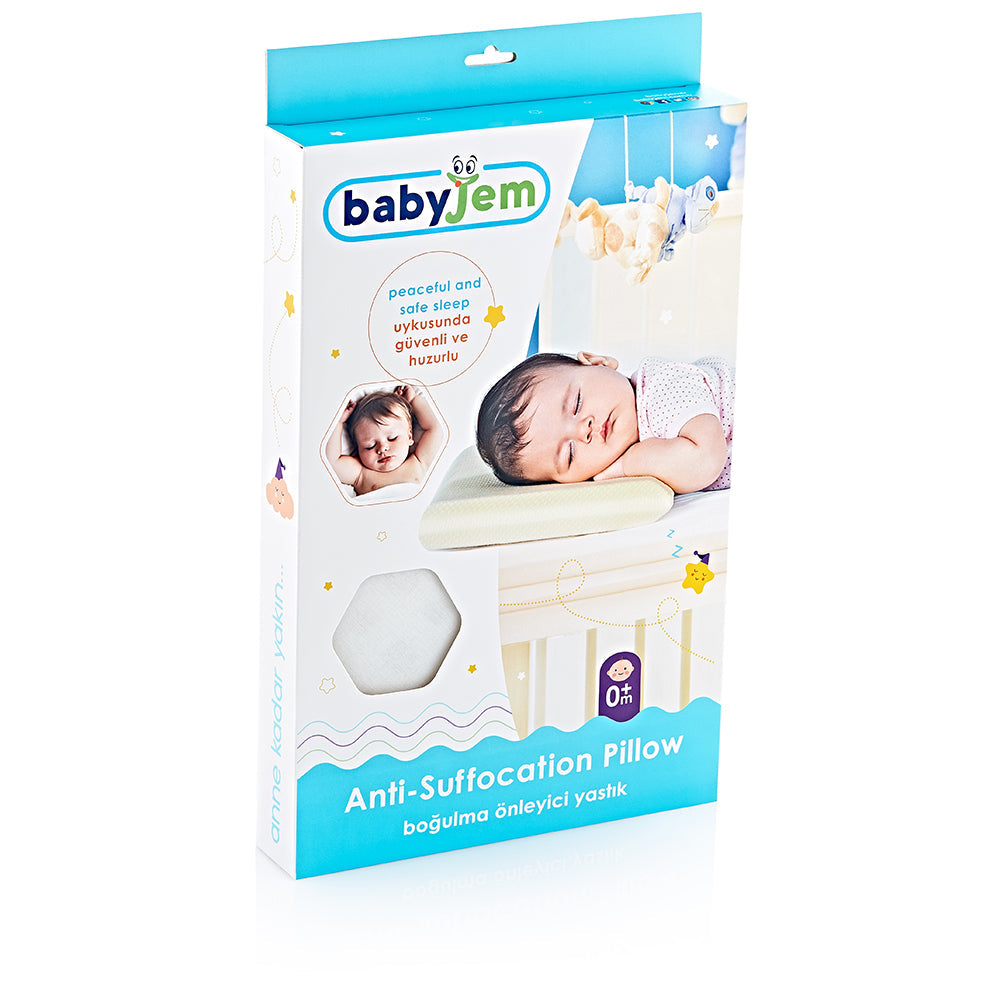 Babyjem Anti  Suffocation Pillow Biege 0 Months+ Babyjem Yallatoys