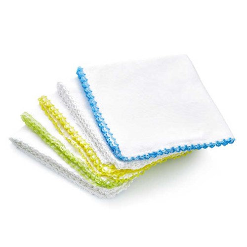 Babyjem Baby Hanky 10 Pcs White  28X28 Cm Babyjem Yallatoys