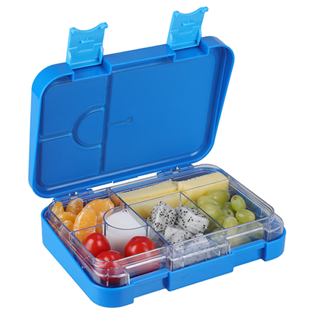 Buy Bonjour Snax Box Bento Mini Lunch Box 6/4 Compartments Blue Spaceman | Yallatoys.com