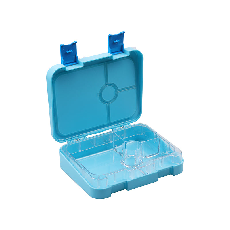 Buy Bonjour Tiff Box Bento Lunch Box 6/4 Compartments Blue Jet | Yallatoys.com