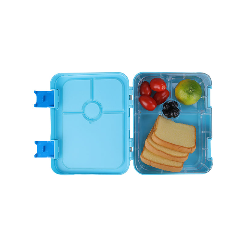 Buy Bonjour Tiff Box Bento Lunch Box 6/4 Compartments Blue Jet | Yallatoys.com