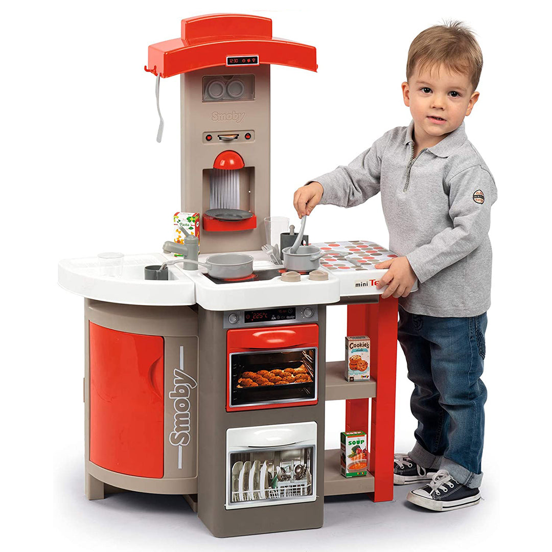Buy Smoby Tefal Opencook Electric Play Kitchen Foldable and Space Saving with Sound | Yallatoys.com