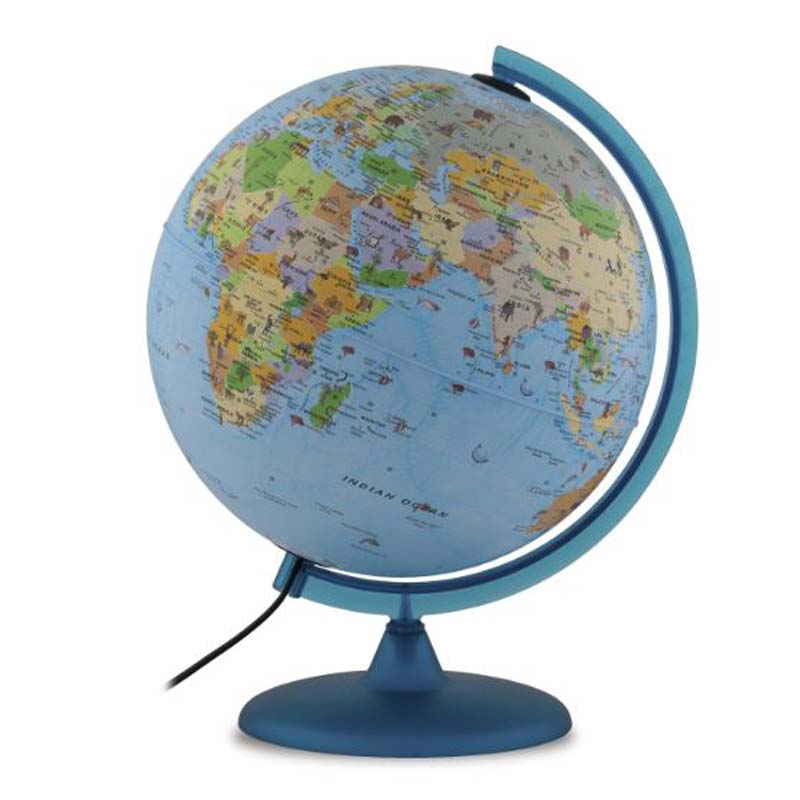 Buy Tecnodidattica Babylon Illuminated & Revolving Globe 12inch | Yallatoys.com