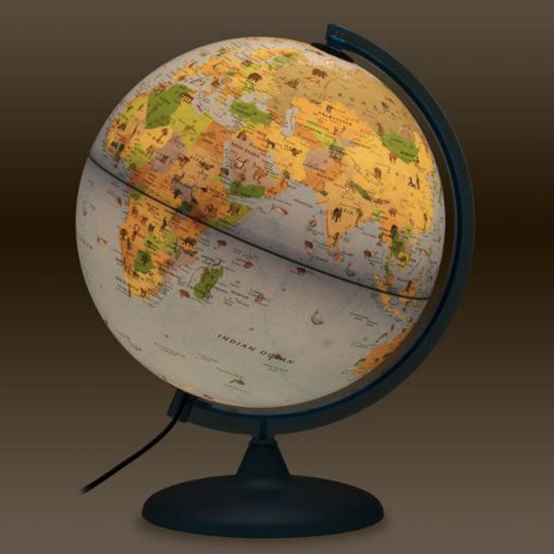 Buy Tecnodidattica Babylon Illuminated & Revolving Globe 12inch | Yallatoys.com