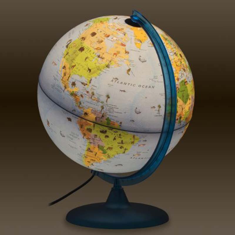 Buy Tecnodidattica Babylon Illuminated & Revolving Globe 12inch | Yallatoys.com