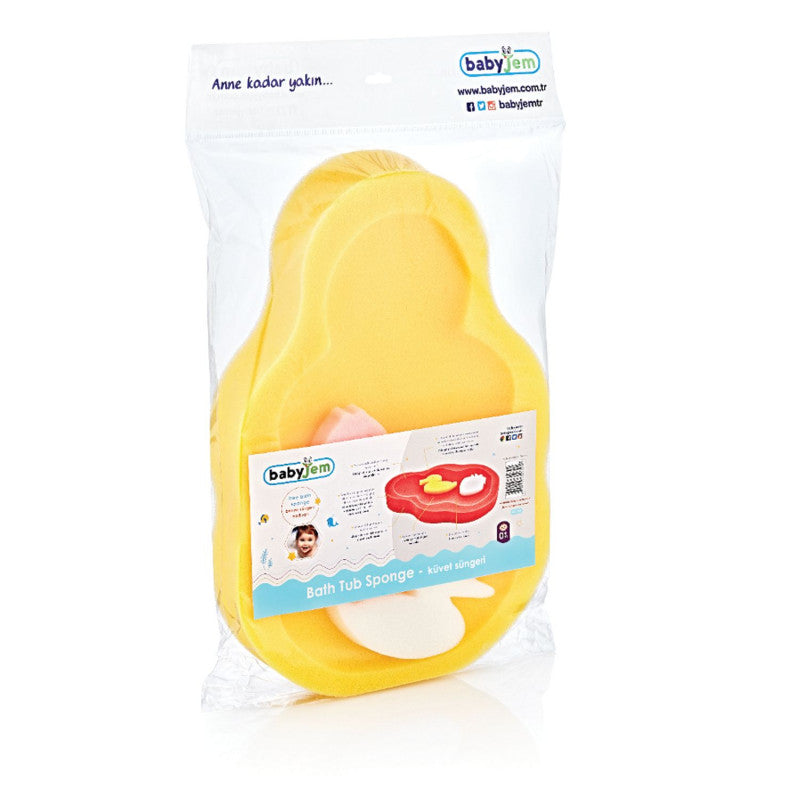 Babyjem Baby Bath Sponge Yellow Babyjem Yallatoys