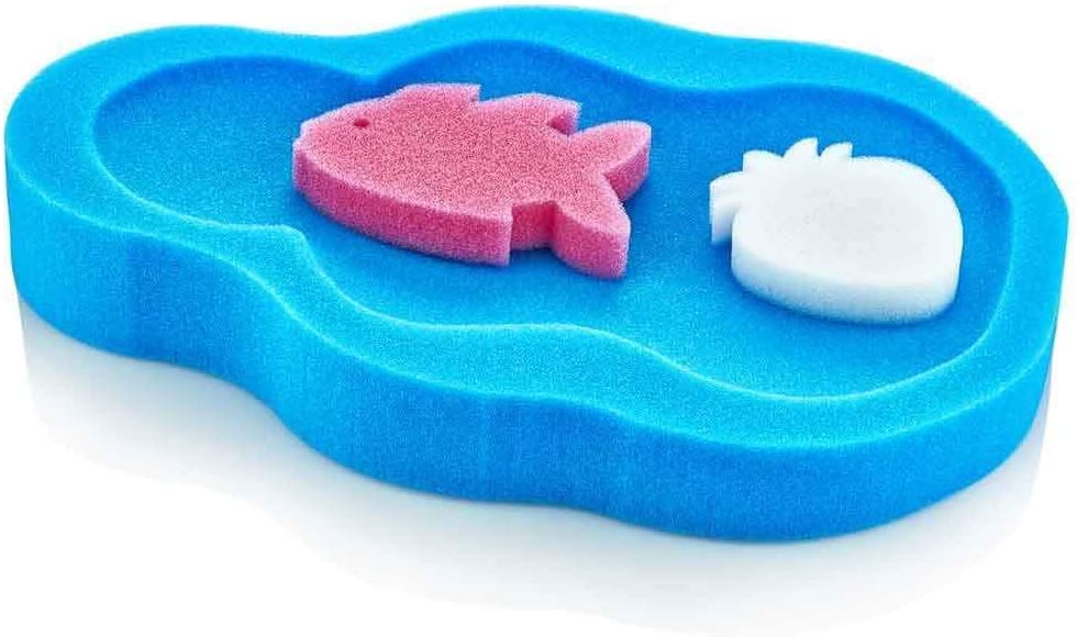 Babyjem Baby Bath Sponge Blue Babyjem Yallatoys