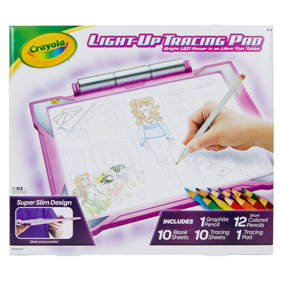 Buy Crayola Light Up Tracing Pad Pink | Yallatoys.com