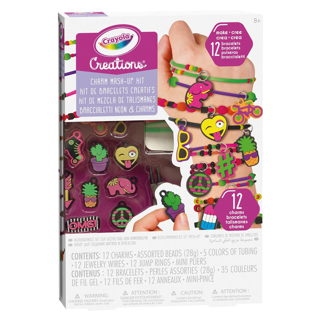 Buy Crayola Creations Neon Charm Mash-Up Kit | Yallatoys.com