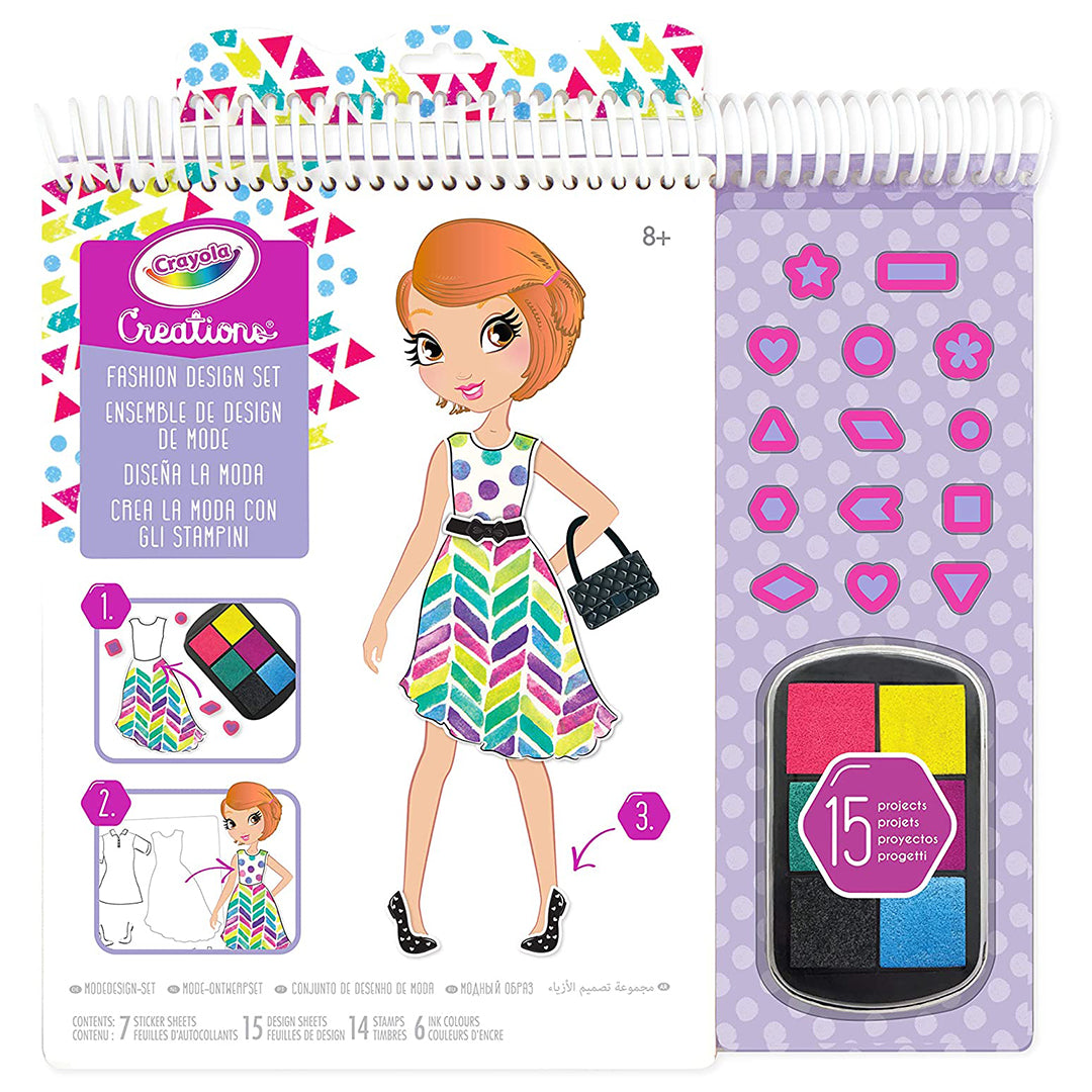 Buy Crayola Creations Fashion Design Set Multi-Colour | Yallatoys.com