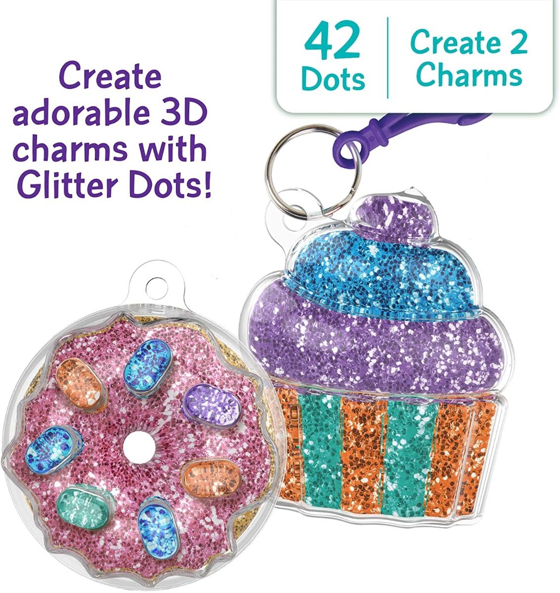 Buy Crayola Glitter Dots Kit Sparkle Charms Bakery | Yallatoys.com