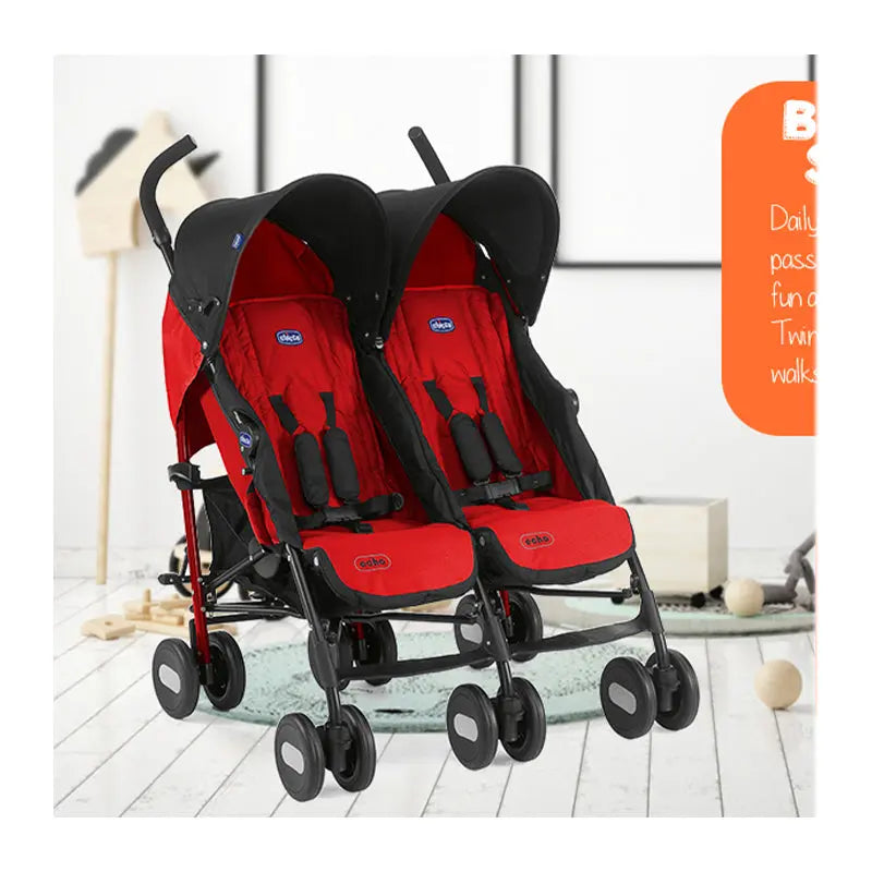 Echo Twin Stroller Garnet Yallamomz