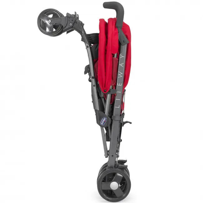 Chicco Lite Way Stroller with Bumper - Red Chicco