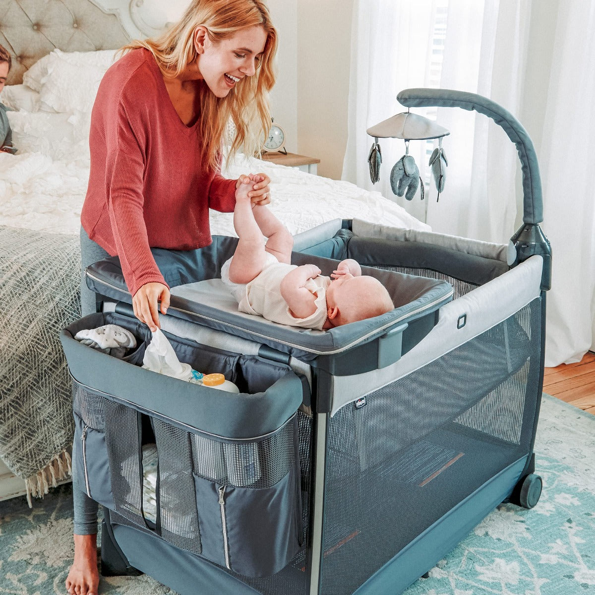 Chicco Lullaby Zip Playard - Driftwood Usa Chicco Yallatoys