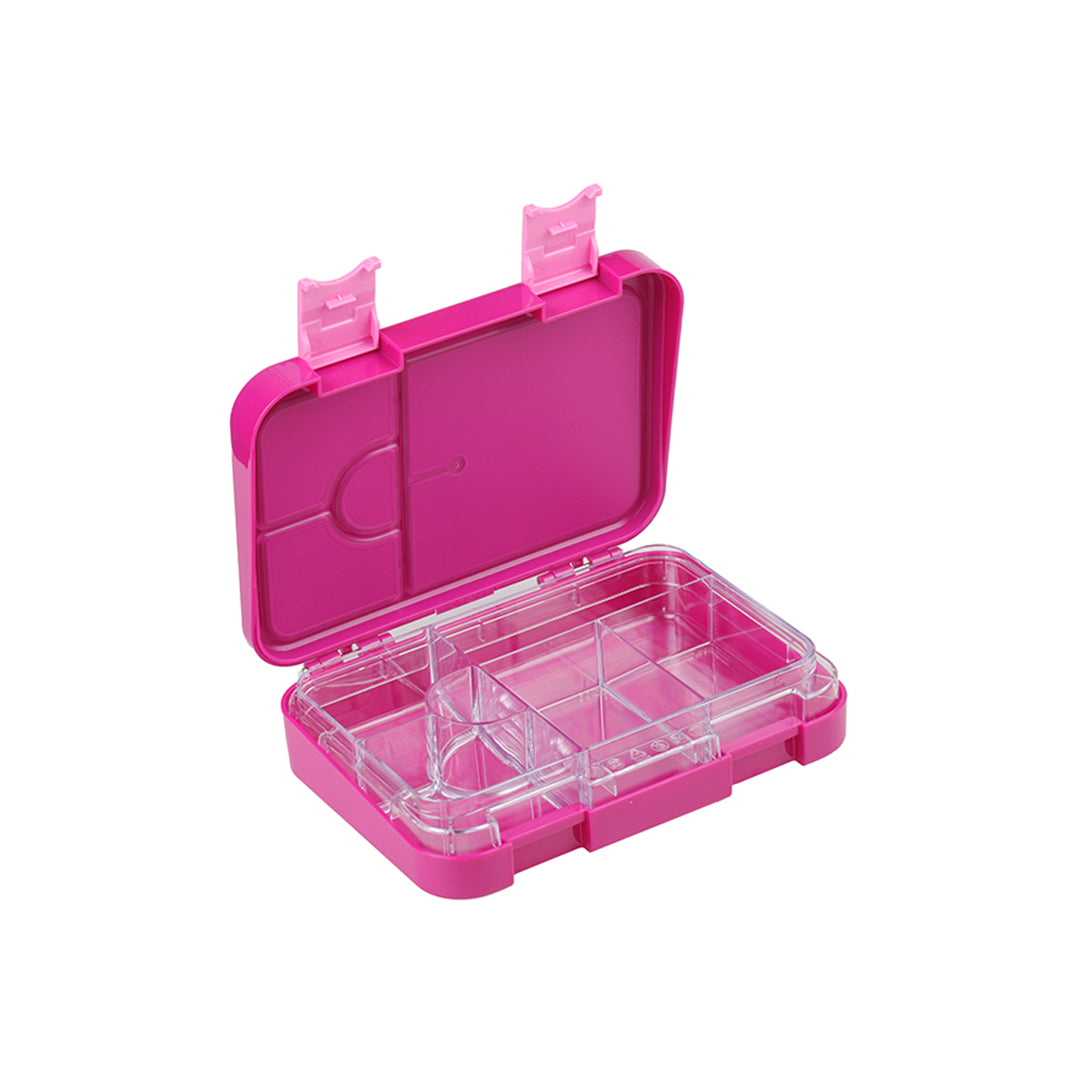 Buy Bonjour Snax Box Bento Mini Lunch Box 6/4 Compartments Pink Ballerina | Yallatoys.com