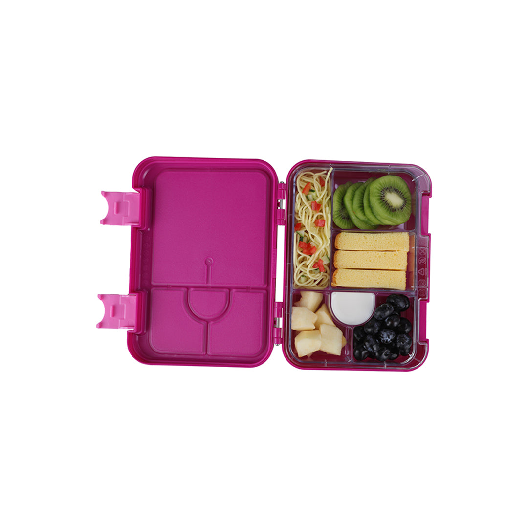 Buy Bonjour Snax Box Bento Mini Lunch Box 6/4 Compartments Pink Ballerina | Yallatoys.com