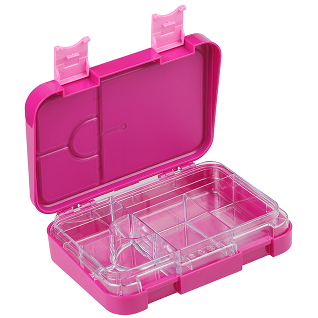 Buy Bonjour Snax Box Bento Mini Lunch Box 6/4 Compartments Pink Unicorn | Yallatoys.com