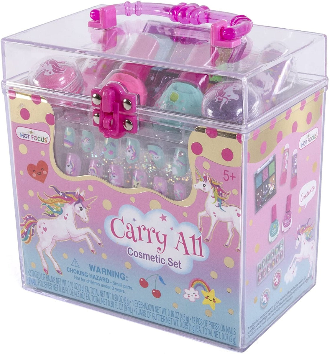 Buy Hot Focus Unicorn Carryall Cosmetic Set Makeup | Yallatoys.com
