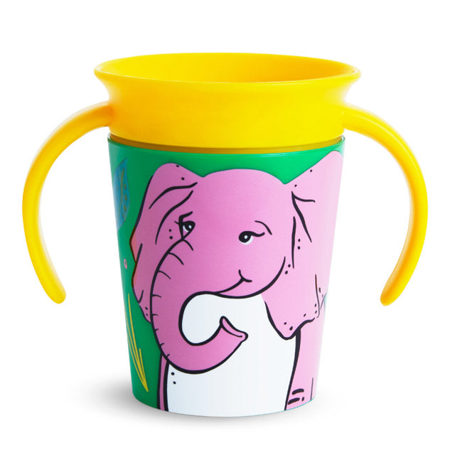 Munchkin Miracle Wildlove Trainer Cup 1Pk 6Oz Elephant Munchkin Yallatoys