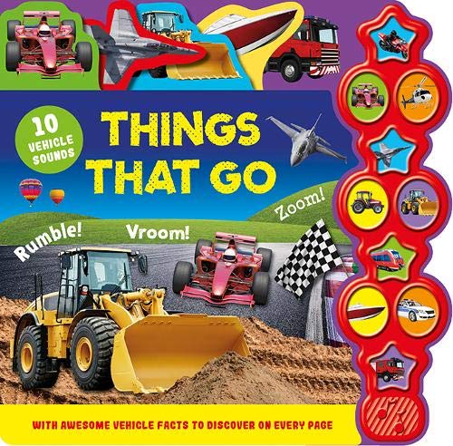Buy Igloo Books 10 Sounds Tabbed Things That Go Book | Yallatoys.com