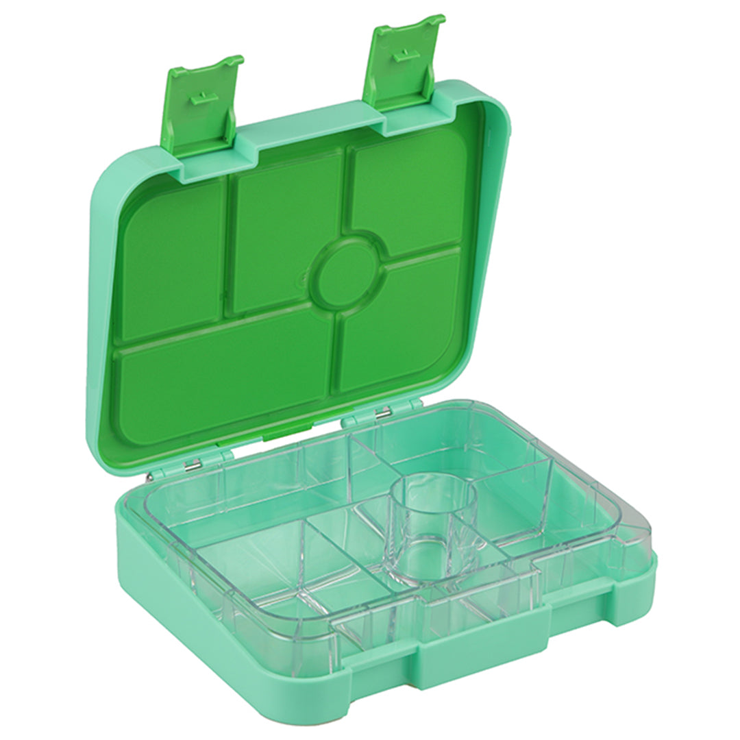 Buy Bonjour Tiff Box Bento Lunch Box 6/4 Compartments Green Penguin | Yallatoys.com