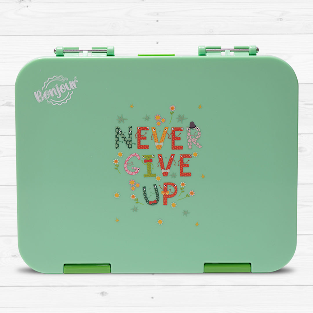 Buy Bonjour Tiff Box Bento Lunch Box 6/4 Compartments Green Ngu | Yallatoys.com