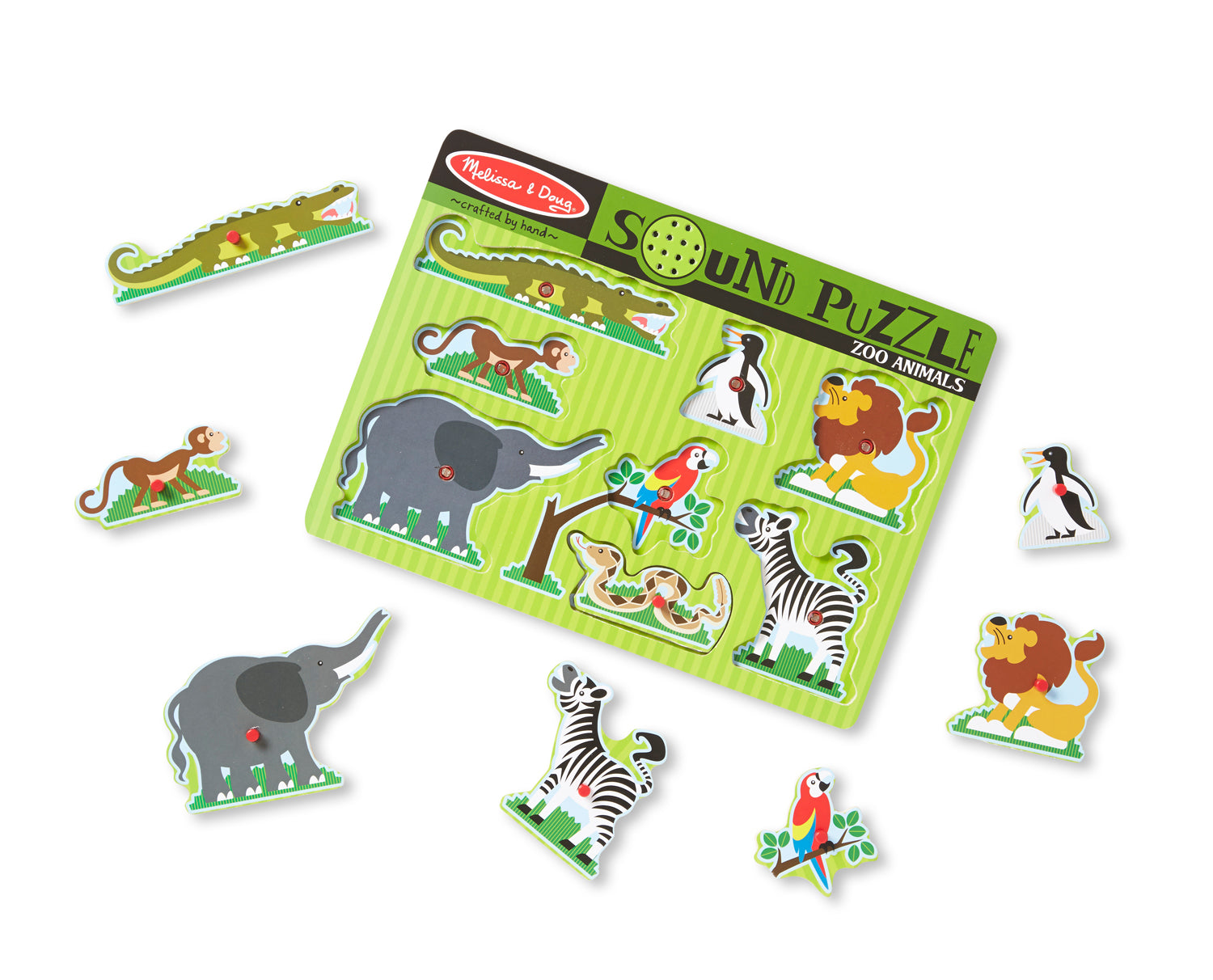 Buy Melissa & Doug Zoo Animals Sound Puzzle | Yallatoys.com