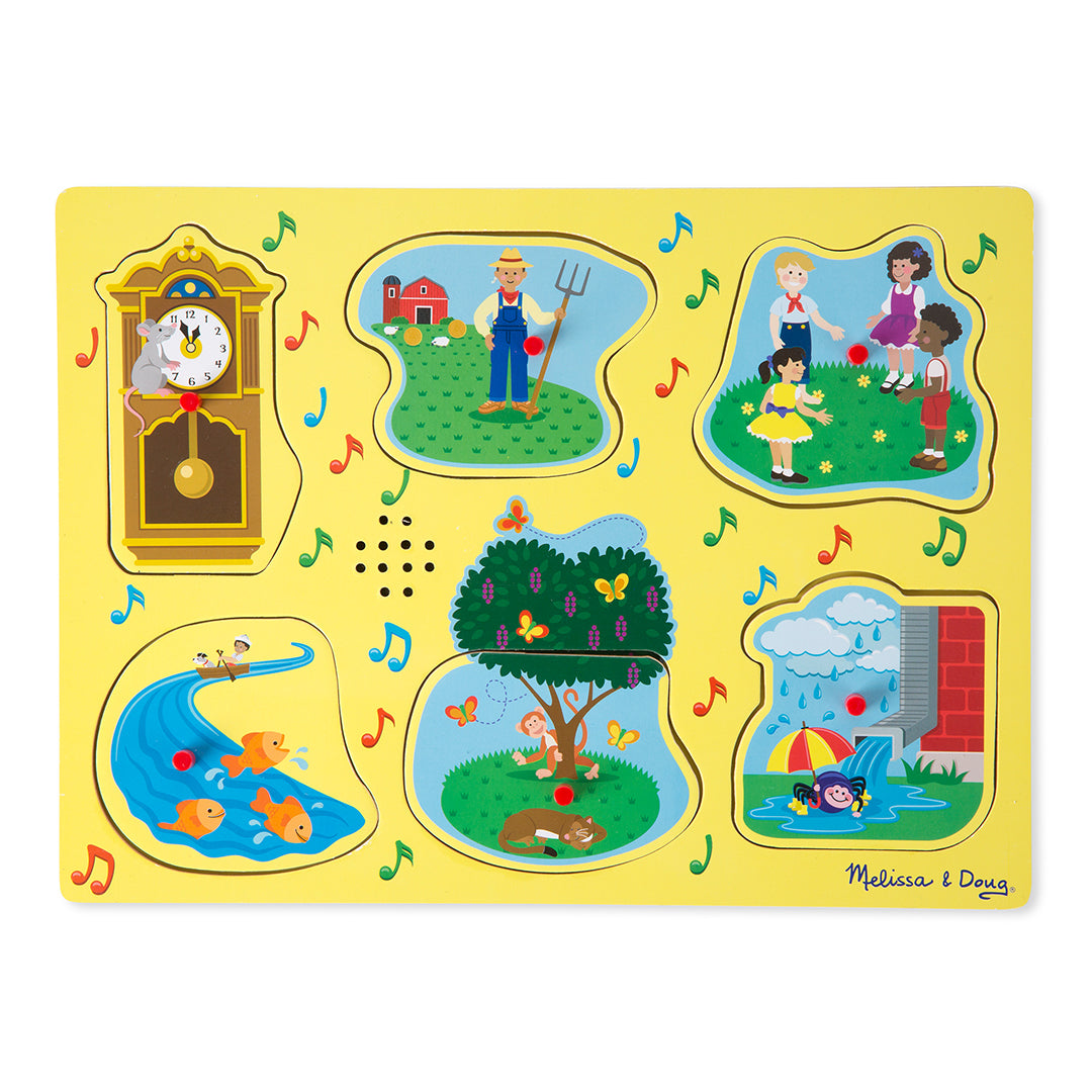 Buy Melissa & Doug Nursery Rhymes 1 Sound Puzzle | Yallatoys.com