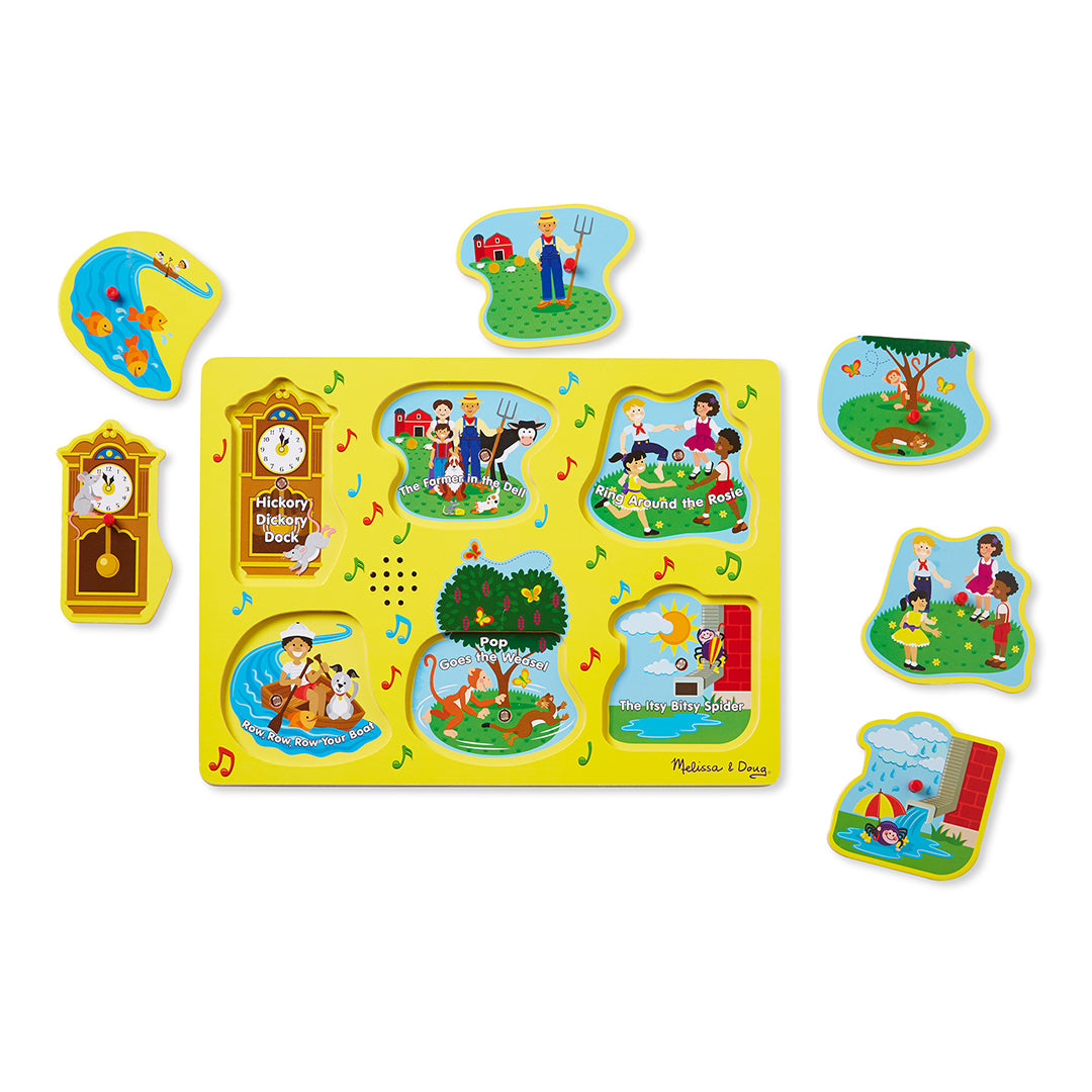 Buy Melissa & Doug Nursery Rhymes 1 Sound Puzzle | Yallatoys.com