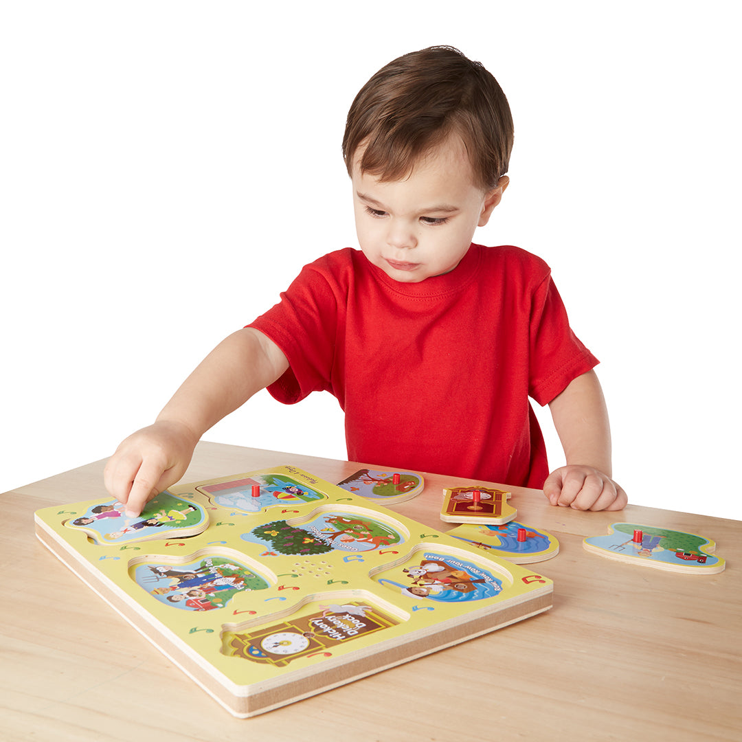Buy Melissa & Doug Nursery Rhymes 1 Sound Puzzle | Yallatoys.com