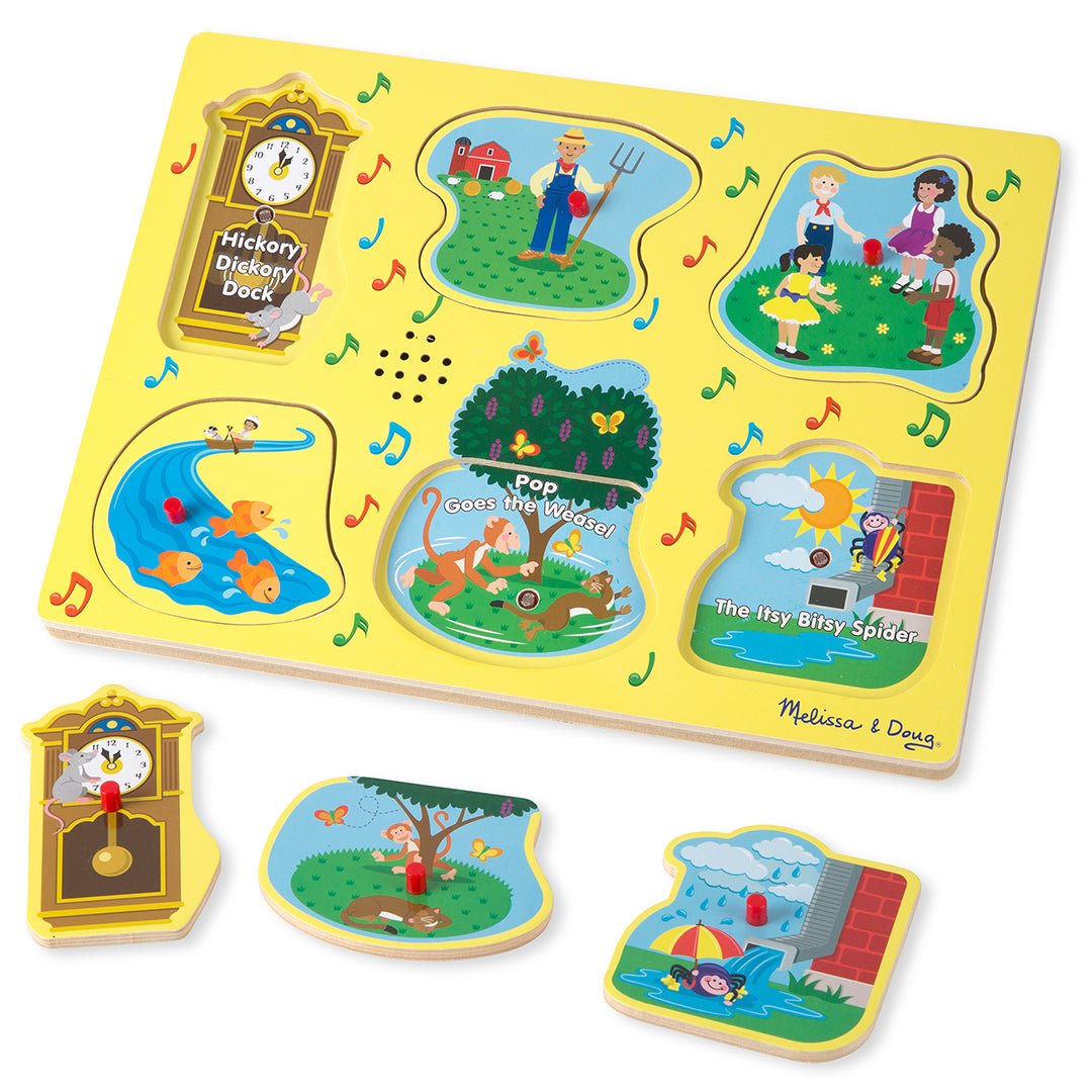 Buy Melissa & Doug Nursery Rhymes 1 Sound Puzzle | Yallatoys.com