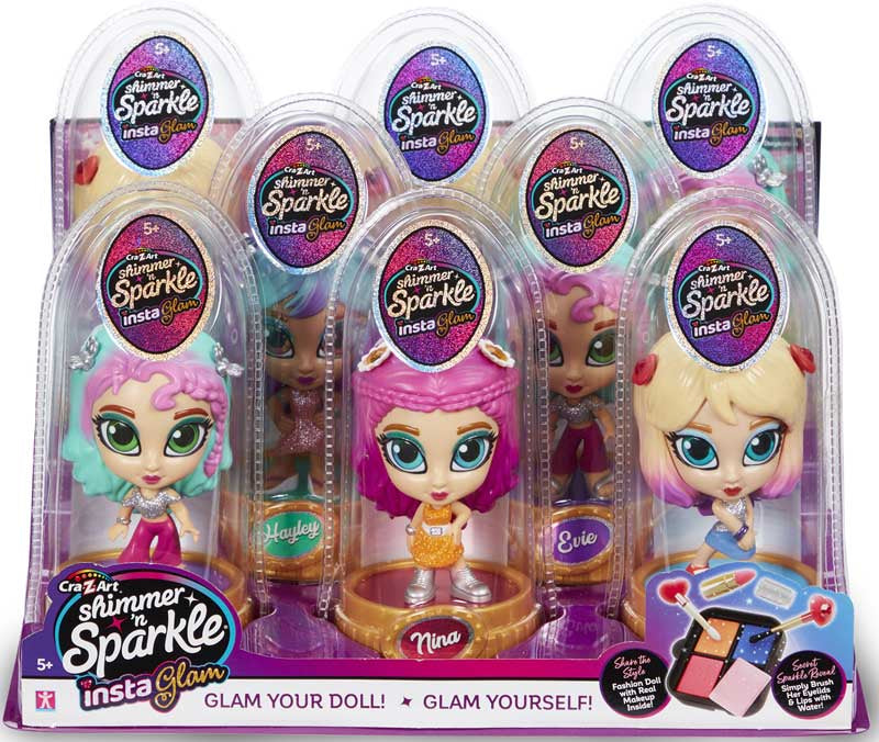 Buy Shimmer N Sparkle Insta Glam Makeup Dolls Series 4 (Sold Separately Subject to Availability) | Yallatoys.com