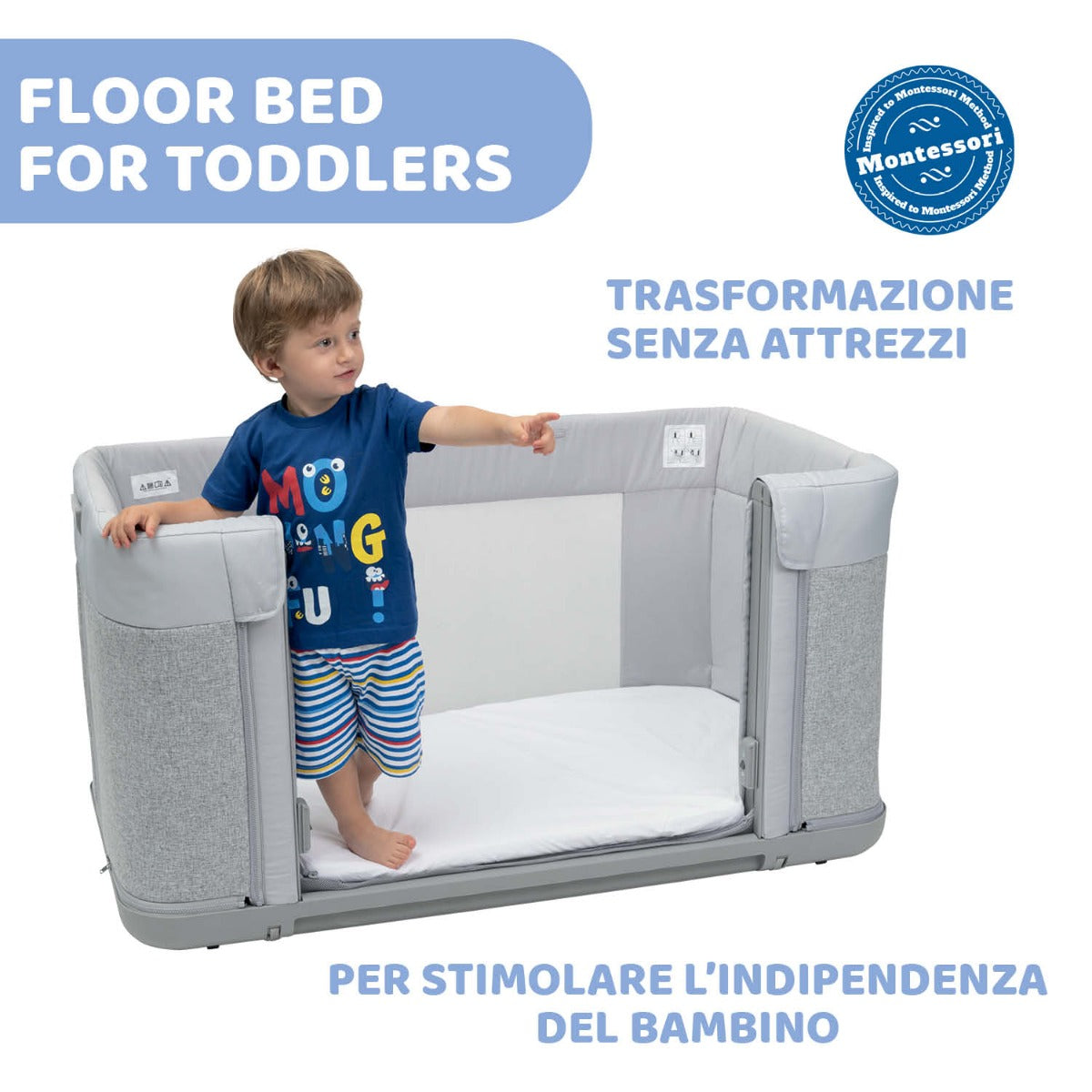 Chicco Next2Me Forever Cosleeping Cot - Ash Grey Chicco Yallatoys