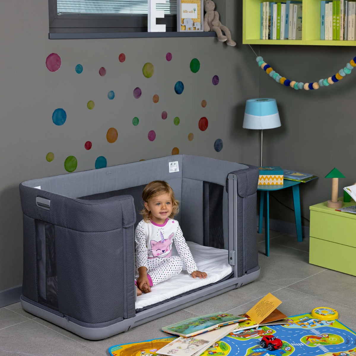 Chicco Next2Me Forever Cosleeping Cot - Cool Grey Chicco Yallatoys