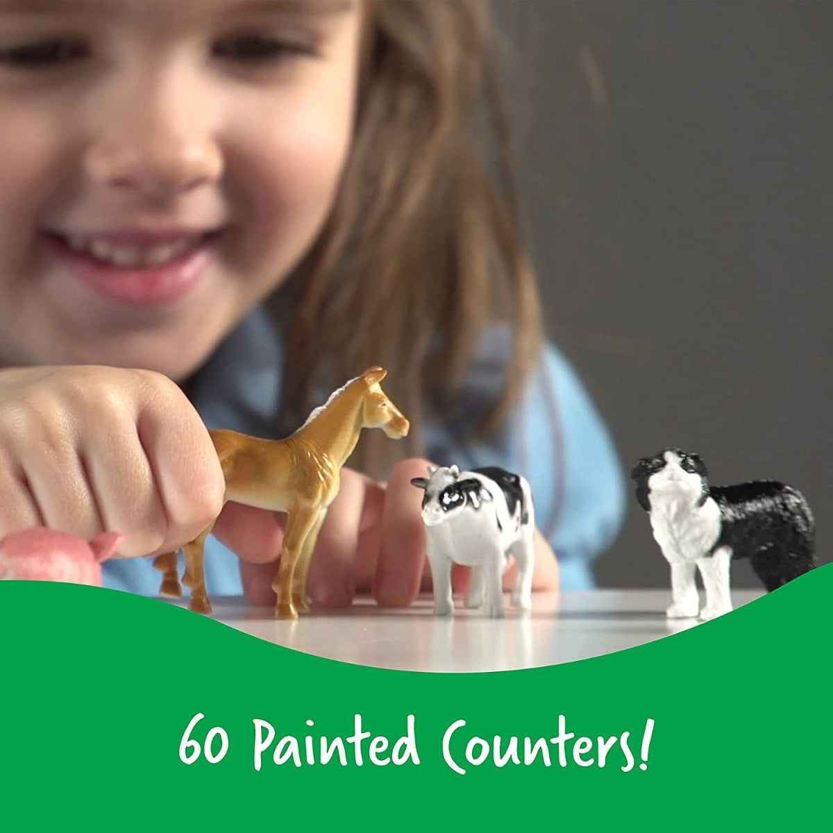 Buy Learning Resources Farm Animal Counters 60 Pieces | Yallatoys.com