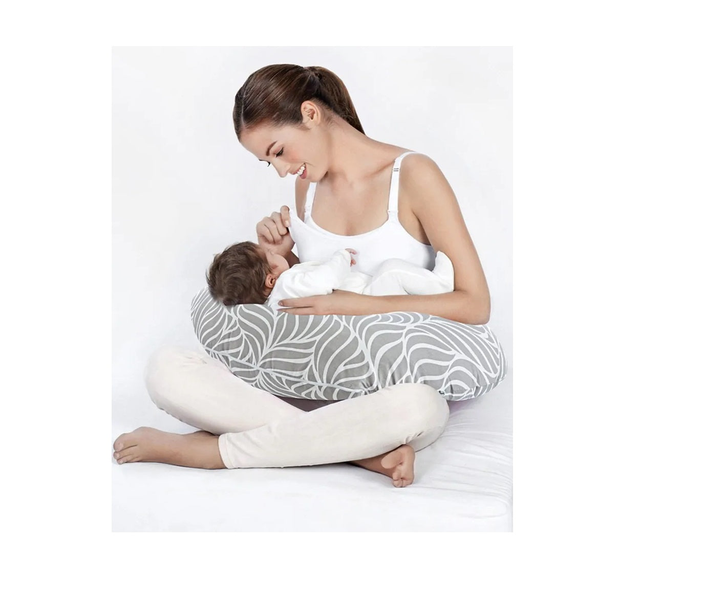 Babyjem Breastfeeding And Support Pillow Grey Babyjem Yallatoys