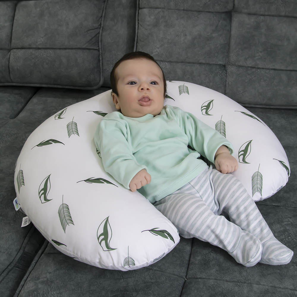 Babyjem Breastfeeding And Support Pillow Botanic Leaves Babyjem Yallatoys