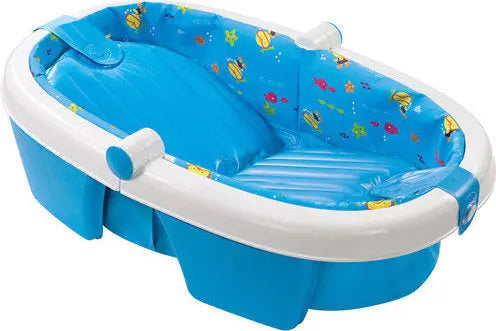 Summer Infant Newborn to Toddler Fold Away Baby Bath Tub Duck Diver Yallamomz Yallatoys