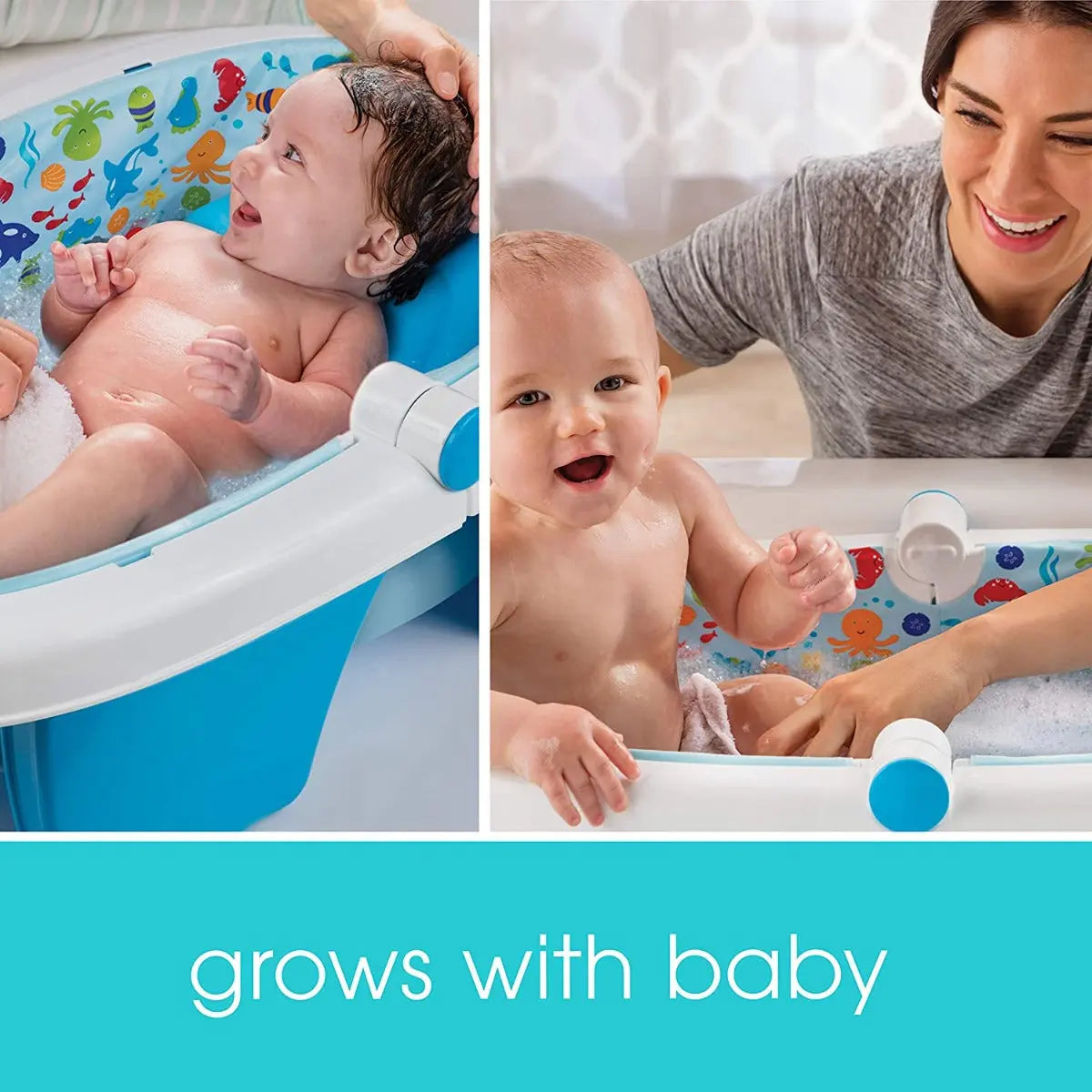 Summer Infant Newborn to Toddler Fold Away Baby Bath Tub Duck Diver Yallamomz Yallatoys