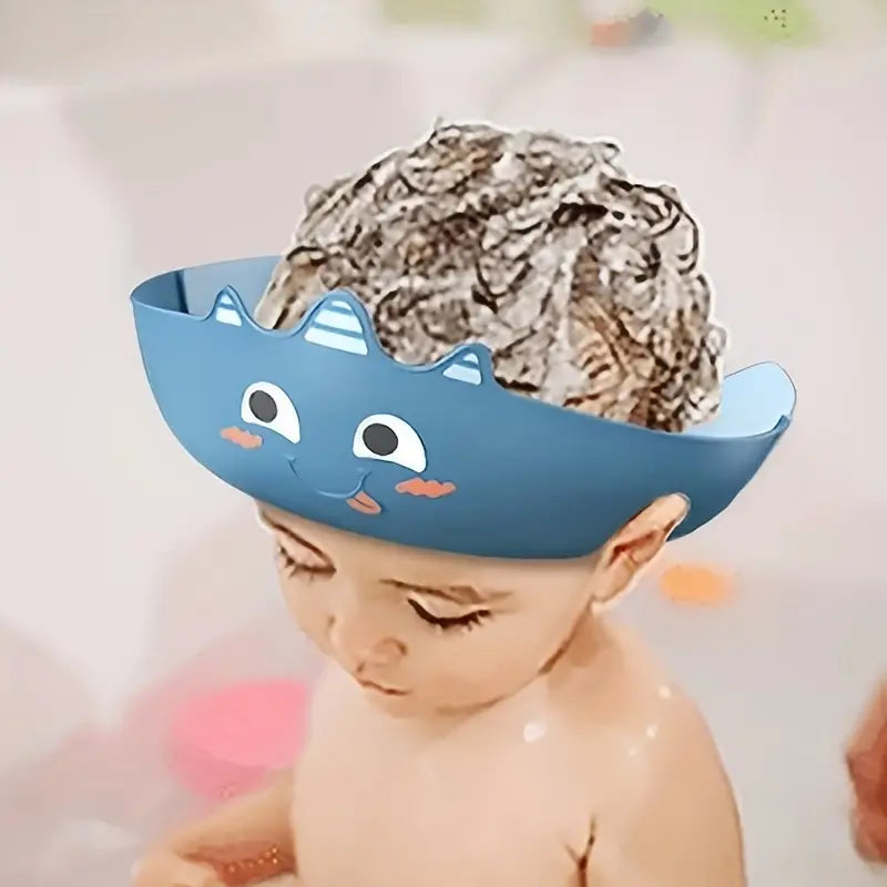 Adjustable Kids Shower Cap Blue Yallamomz Yallatoys