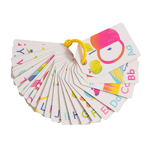 Buy Tiger Tribe Alphabet Flash Cards Neon | Yallatoys.com