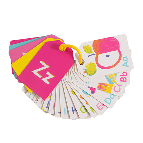 Buy Tiger Tribe Alphabet Flash Cards Neon | Yallatoys.com