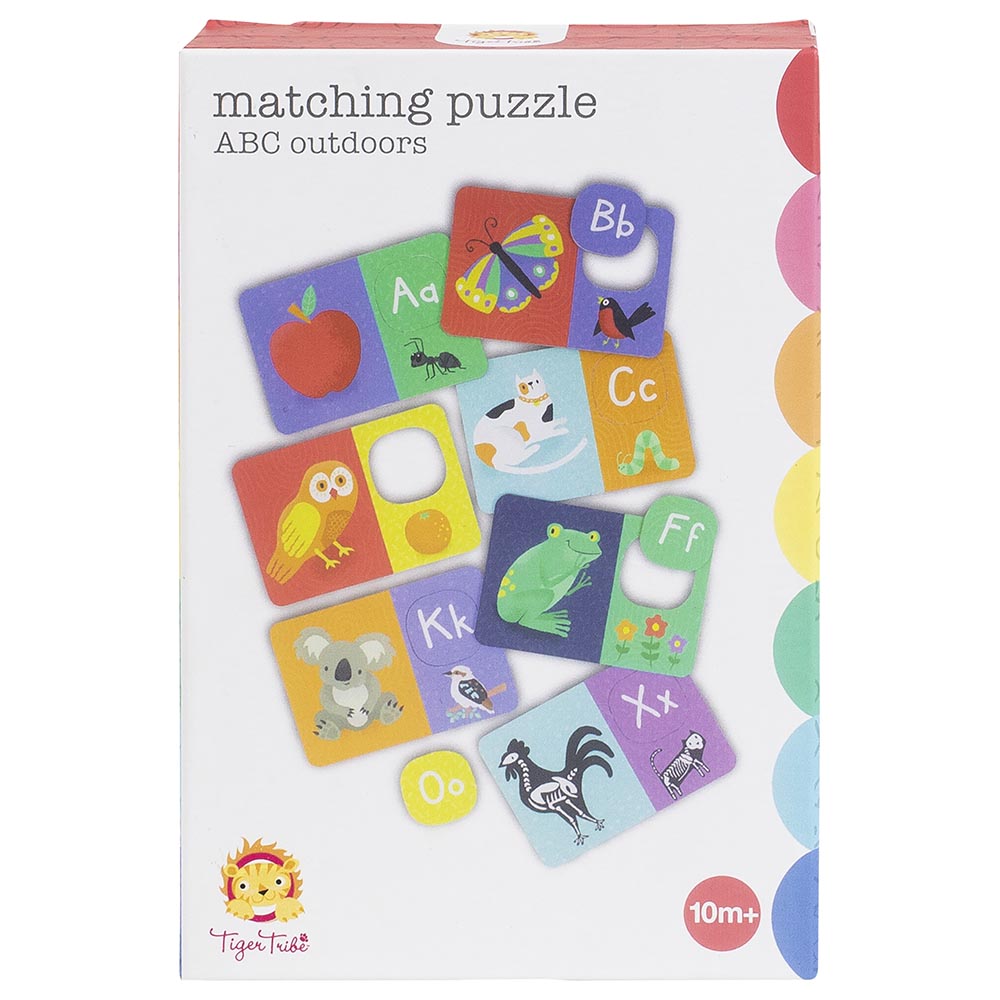 Buy Tiger Tribe Matching Puzzle ABC Outdoors | Yallatoys.com