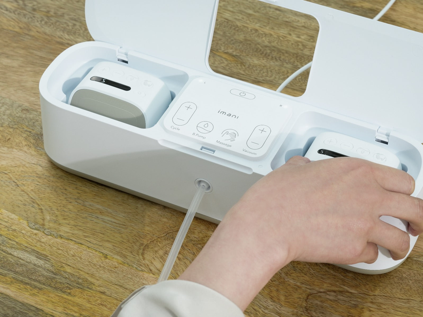 Imani i2 Plus iBox Hospital Grade Wearable Electric Breast Pump Hands Free 3 in 1 imani Yallatoys