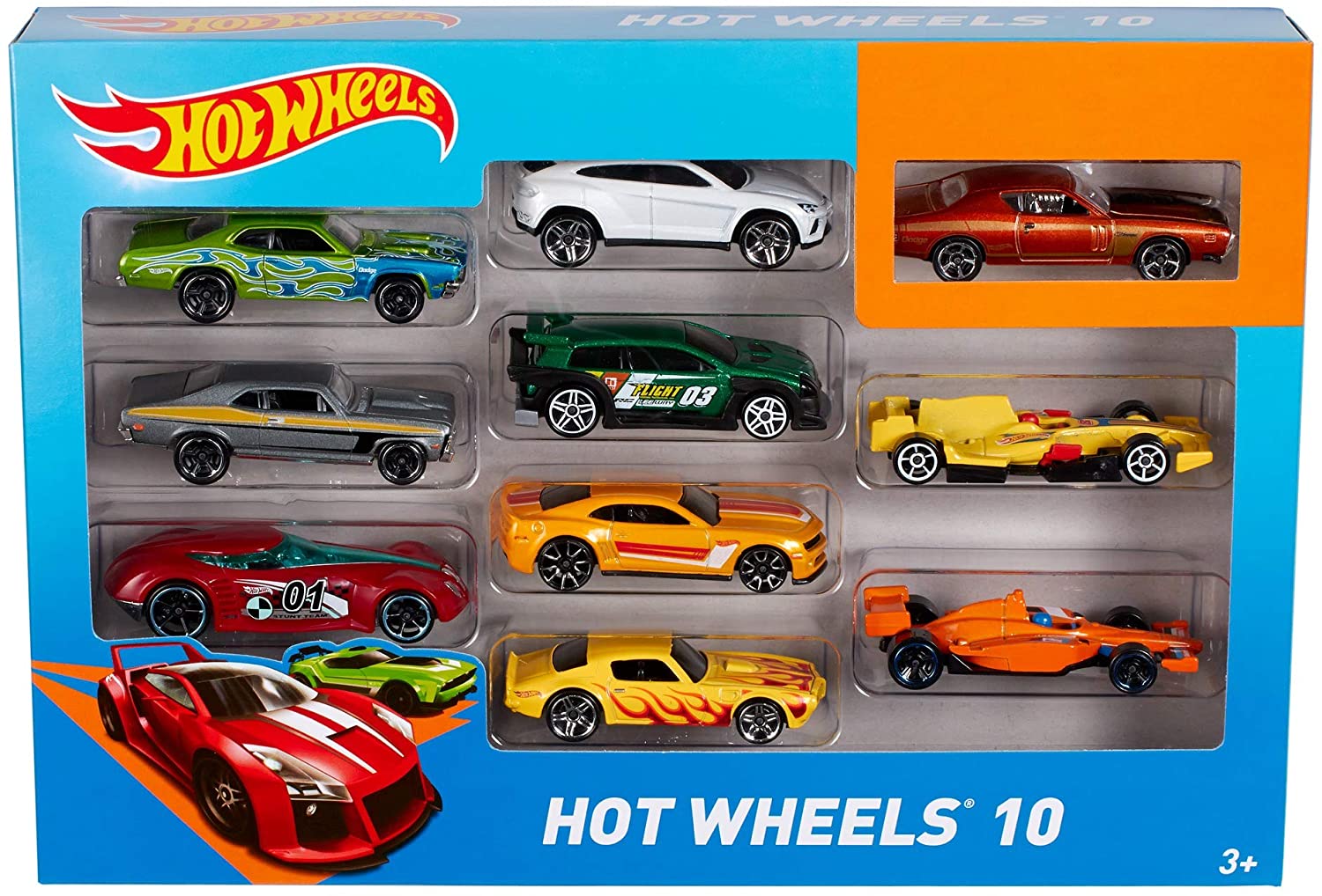 10-Pack Toy Cars Set