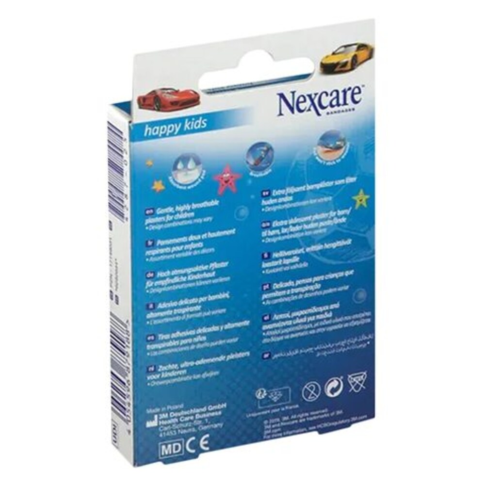 Nexcare Happy Kids Plasters Cool Assorted 20pcs Nexcare Yallatoys