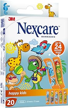 Nexcare Happy Kids Soft Plasters 19mmx72mm 20pack Nexcare Yallatoys