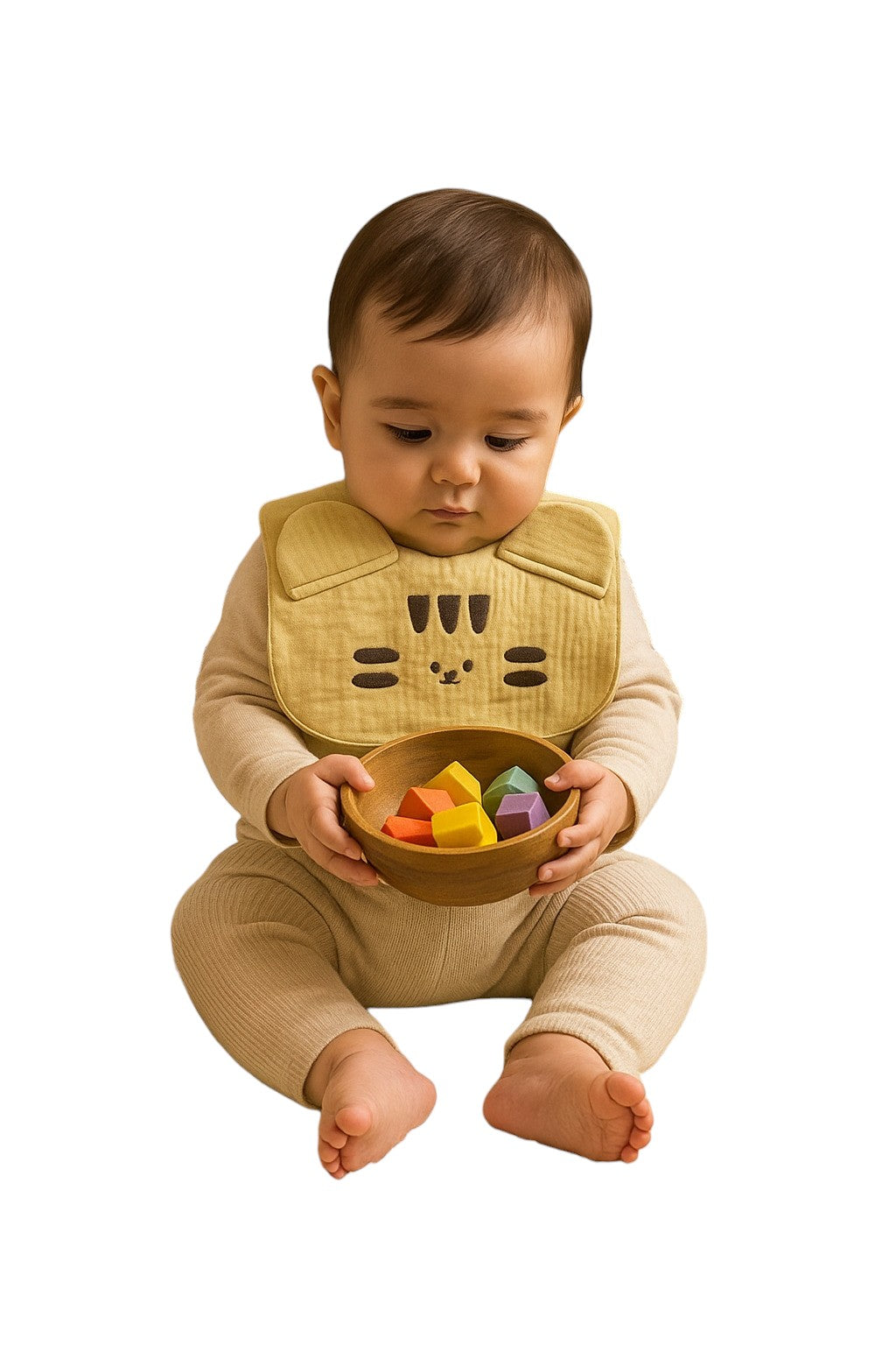 Kinder Valley Paw button Bib Kinder Valley Yallatoys