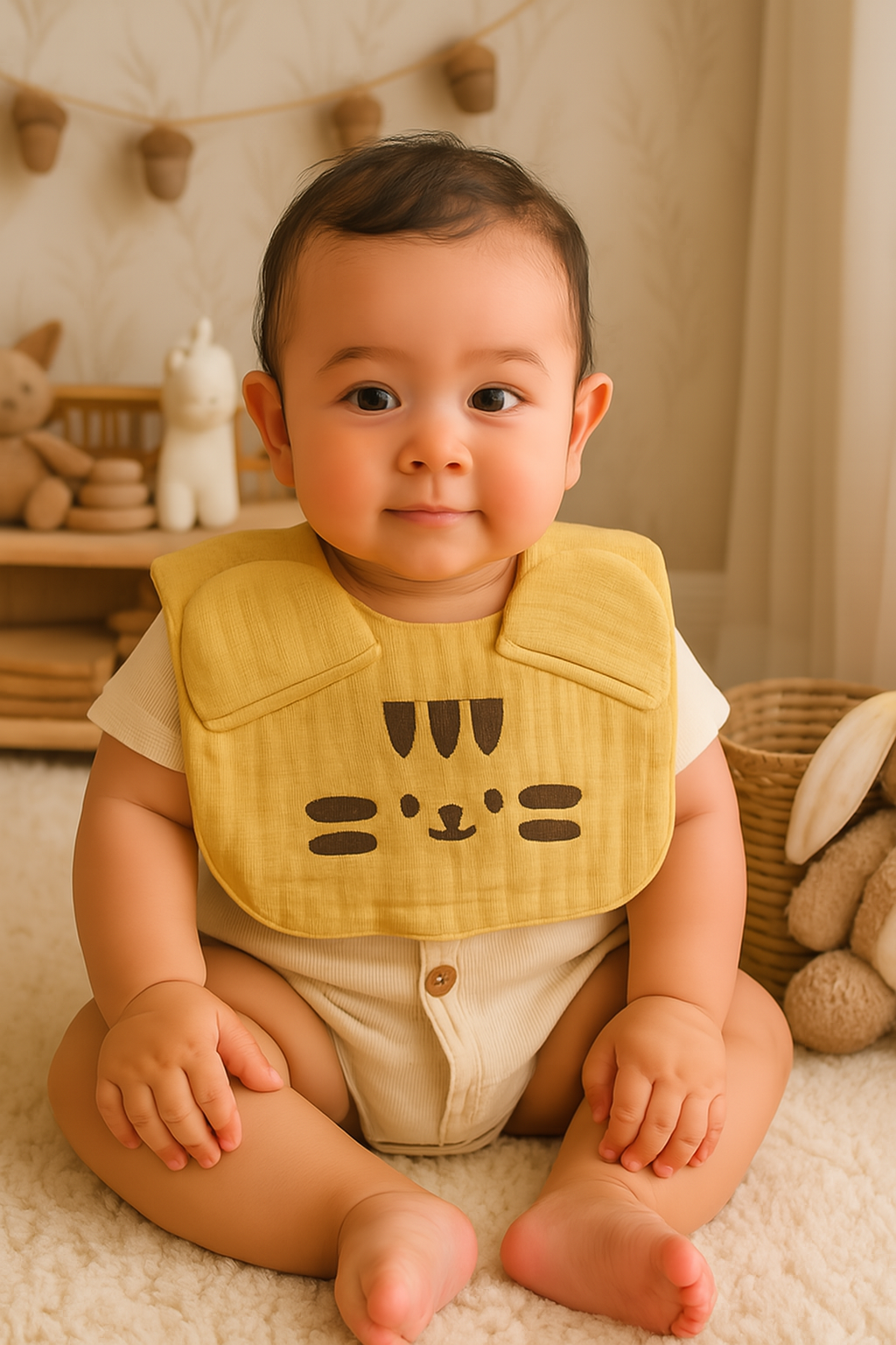 Kinder Valley Paw button Bib Kinder Valley Yallatoys
